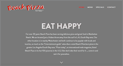 Desktop Screenshot of eatbeachpizza.com